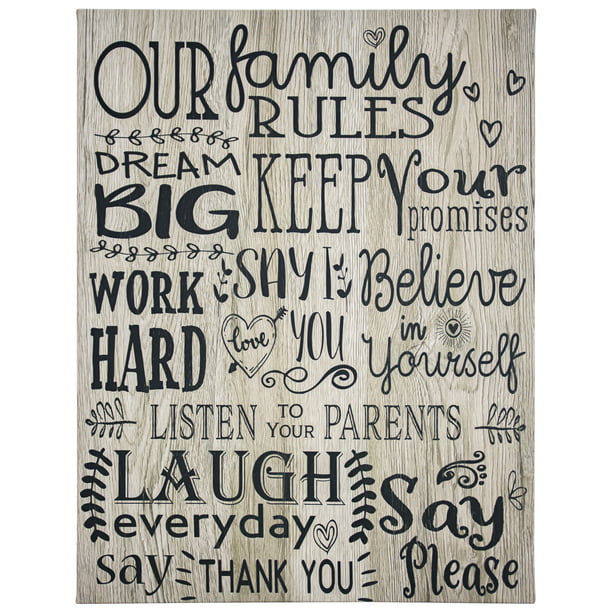 GORGEOUS "FAMILY QUOTES" ROSE GOLD  PRINTED CANVAS FABRIC SHEET..HAIR BOWS 